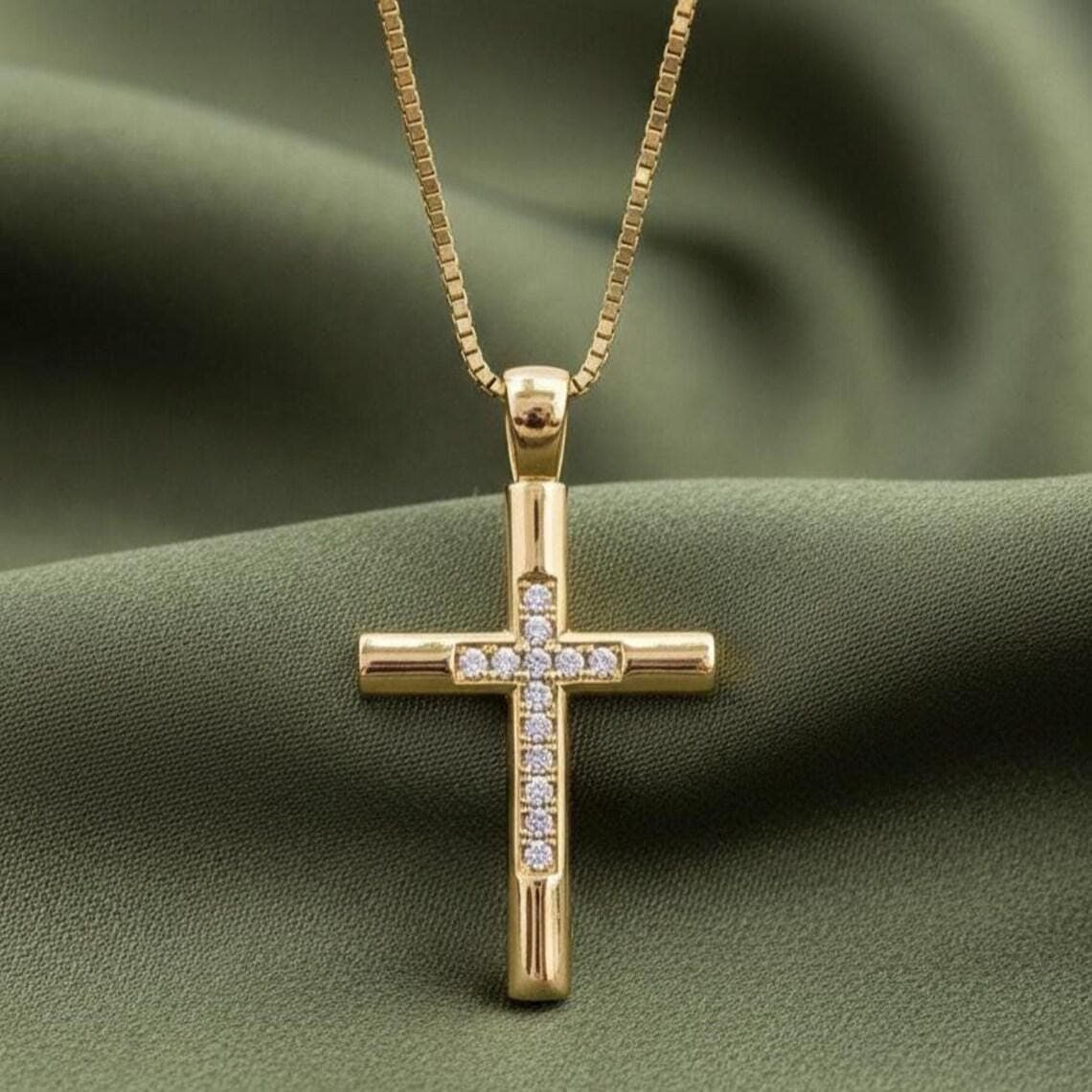 Gold Cross Necklace
